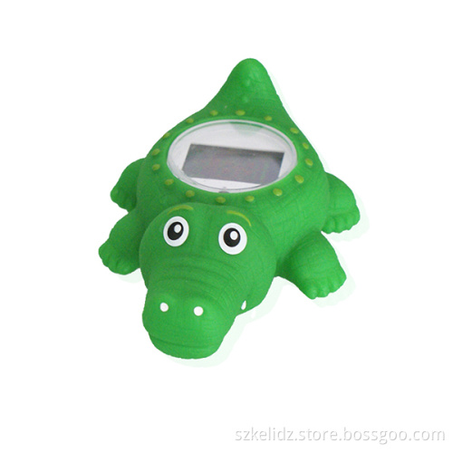 Kids Crocodile Waterproof Bath Thermometer Flexible Room Sensor Thermometer For Kids